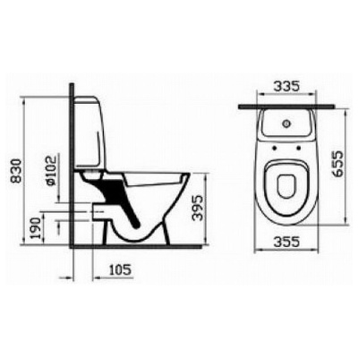 Напольный унитаз Vitra Grand 9763B003-7200 с бачком и сидением микролифт фотография