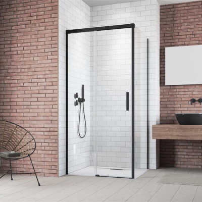 Душевая стенка боковая Radaway Idea Black S1 [387050-54-01] 90x205 фотография