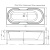 Лицевая панель для ванны Aquanet Valencia 170x80 фотография