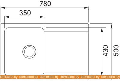 Кухонная мойка Franke Orion OID 611-78 143.0603.812 (серый) фотография