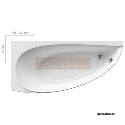 Акриловая ванна Ravak Avocado 150x75 фотография