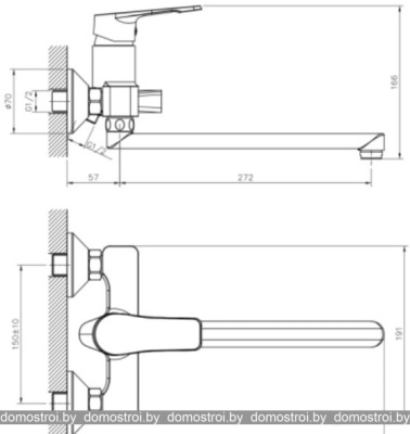 Смеситель Decoroom DR23043 фотография