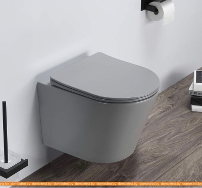 Унитаз CeramaLux B2330-3MH (светло-серый) фотография
