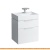 Умывальник Laufen Kartell 60x46 8103340001041 фотография Умывальник Laufen Kartell 60x46 8103340001041 фотография