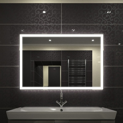 Зеркало c LED подсветкой Континент Mercury LED 120x80 фотография