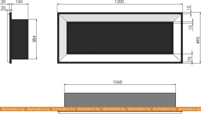 Биокамин SimpleFire Frame 1200 (нержавеющая сталь) фотография