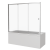 Шторка на ванну GoodDoor SCREEN WTW-120-G-CH 120x140 фотография Шторка на ванну GoodDoor SCREEN WTW-120-G-CH 120x140 фотография