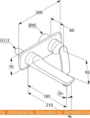 Смеситель Kludi Balance 522468775 (черный/хром) фотография