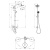 Душевая стойка Hansgrohe Croma 220 Showerpipe Reno [27224000] фотография