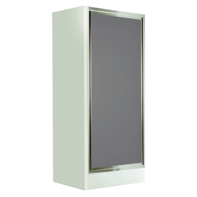 Душевая дверь Deante Flex KTL 411D 90x185 графитовое стекло фотография