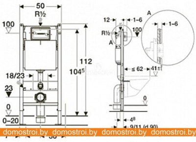 Система инсталляции Geberit DuoFix Delta 458.103.00.1 фотография