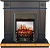 Комплект камина Smolcom Brighton STD-ASP с RealFlame Fobos-S Lux BL LT (венге) картинка