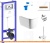 Унитаз Lavinia Boho Relfix Bell Pro Rimless 9 в 1 75110281 (белый стекло) фотография Унитаз Lavinia Boho Relfix Bell Pro Rimless 9 в 1 75110281 (белый стекло) фотография