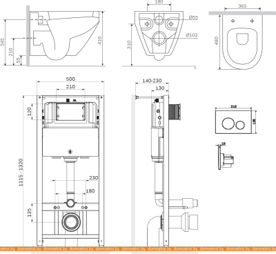 Унитаз AM.PM Spirit 2.0 FlashClean IS49001.701738 фотография