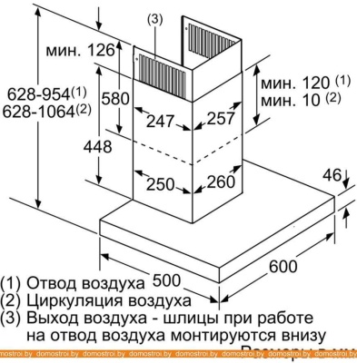 Вытяжка Bosch DWB67JP50 фотография