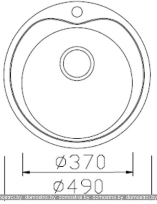 Кухонная мойка Stellar 490D 18 см фотография