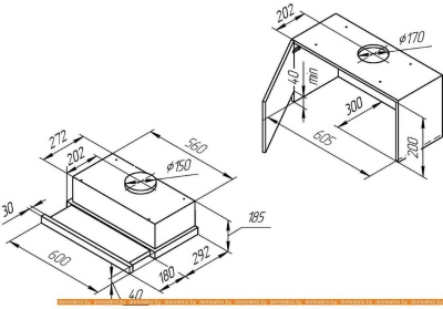 Вытяжка KUPPERSBERG Slimlux IV 60 GW фотография