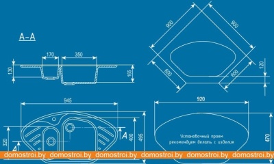 Кухонная мойка Ulgran U-105 (белый) фотография