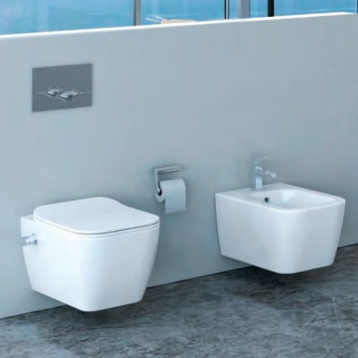 Подвесной унитаз iDevit Halley SETK3204-2616-001-1-6000 с сиденьем Soft Close фотография