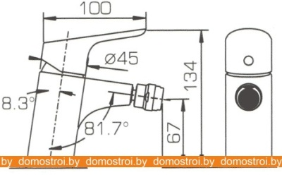 Смеситель Bravat Drop F34898C фотография