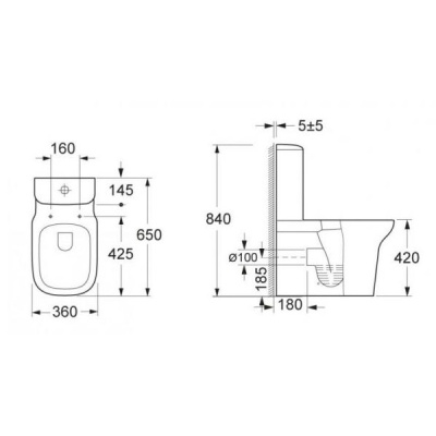 Напольный унитаз BelBagno Silvia BB0125WP фотография