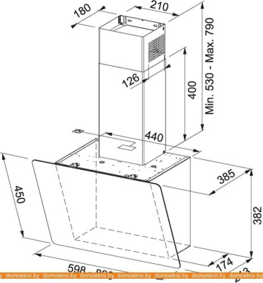 Вытяжка Franke Smart Vertical 2.0 FPJ 615 V BK/DG 330.0573.294 фотография