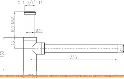 Сифон с переливом Slezak RAV MD0232 фотография