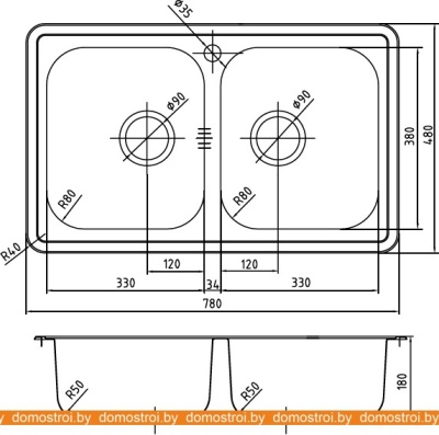 Кухонная мойка IDDIS Strit STR78P2i77 фотография
