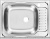 Кухонная мойка Ukinox CLL560.435-GT6K 2L фотография Кухонная мойка Ukinox CLL560.435-GT6K 2L фотография