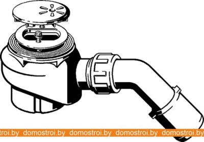 Сифон с переливом Viega Domoplex 364755 фотография
