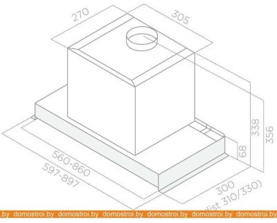 Вытяжка Elica Glass Out IX/A/60 [PRF0109787] фотография