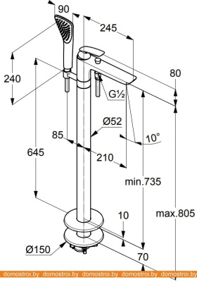 Смеситель Kludi Balance 525908775 фотография