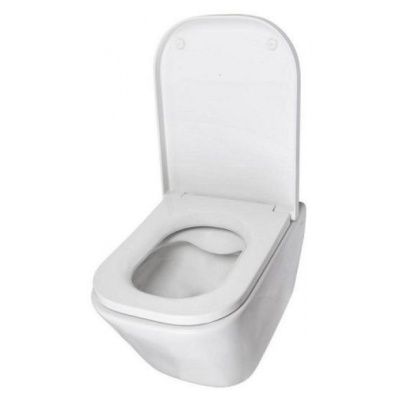 Подвесной унитаз Roca The Gap Clean Rim [A34647L000 + 801470004] с крышкой фотография