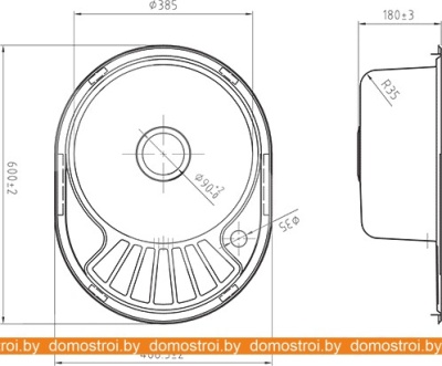 Кухонная мойка IDDIS Suno SUN60PRi77 фотография