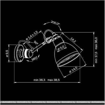 Светильник бра Lightstar 765603 фотография