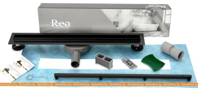 Душевой трап Rea Neo Slim Pro 70 см (черный) фотография