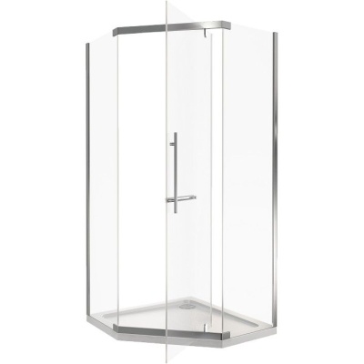 Душевой уголок GoodDoor ORION PNT-100-C-CH 100x100 стекла прозрачные (без поддона) фотография