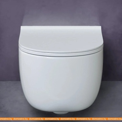 Унитаз Bocchi V-Tondo Rimless (белый) 1417-001-0129+A0336-001 фотография