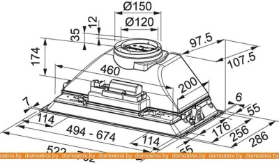 Вытяжка Franke Inca Smart FBI 525 GR 305.0599.532 фотография