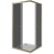 Душевой уголок GoodDoor JAZZE CR-80-B-BR 80x80 стекла коричневые (без поддона) фотография