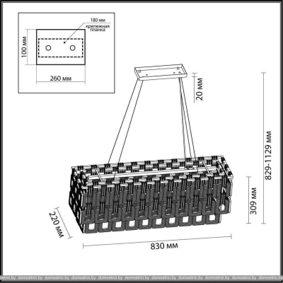 Подвесная люстра Odeon Light Buckle 4989/10 фотография