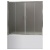 Шторка для ванной BelBagno UNO-VF-2-150/145-P-Cr стекло шиншилла 150x145 фотография Шторка для ванной BelBagno UNO-VF-2-150/145-P-Cr стекло шиншилла 150x145 фотография