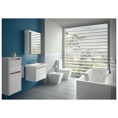 Напольный унитаз Vitra T4 9818B003-7200 с бачком и сиденьем микролифт фотография