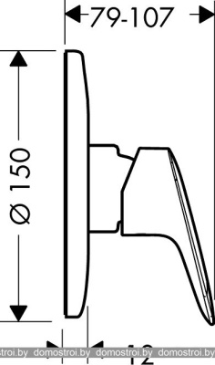Смеситель Hansgrohe Logis 71666000 фотография