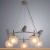 Подвесная люстра Arte Lamp Gemelli A2150SP-5WG фотография Подвесная люстра Arte Lamp Gemelli A2150SP-5WG фотография