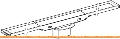 Душевой трап Geberit CleanLine20 154.450.00.1 (нержавеющая сталь/черный) фотография