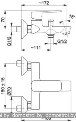 Смеситель Armatura Agat 4424-510-00 фотография