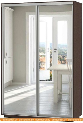 Шкаф-купе Vivat Mebel D2-03 240x60 (черное дерево) фотография