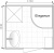 Душевая кабина Domani-Spa Elegance 90x90 (прозрачное стекло / белые акриловые стенки) с крышей с гидромассажем фотография
