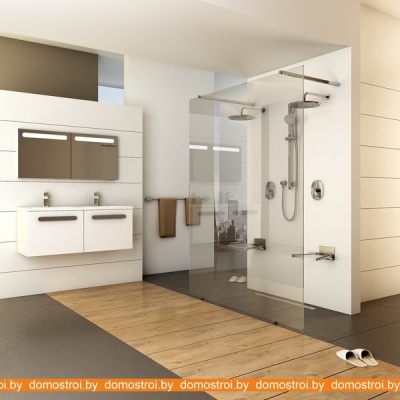 Душевая стенка Ravak Walk-In Free 120 (серебристый/прозрачное) фотография